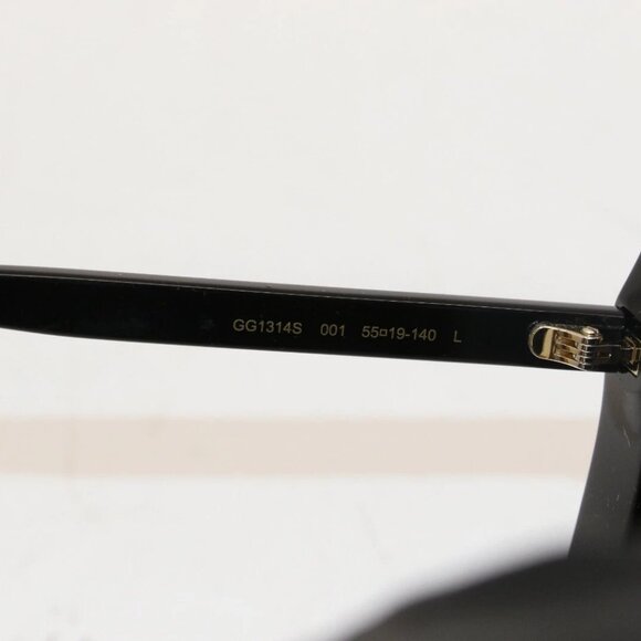 Gucci GG1314S 001 Gradient Sunglasses 55-19-140 - Shiny Black - Picture 5 of 15
